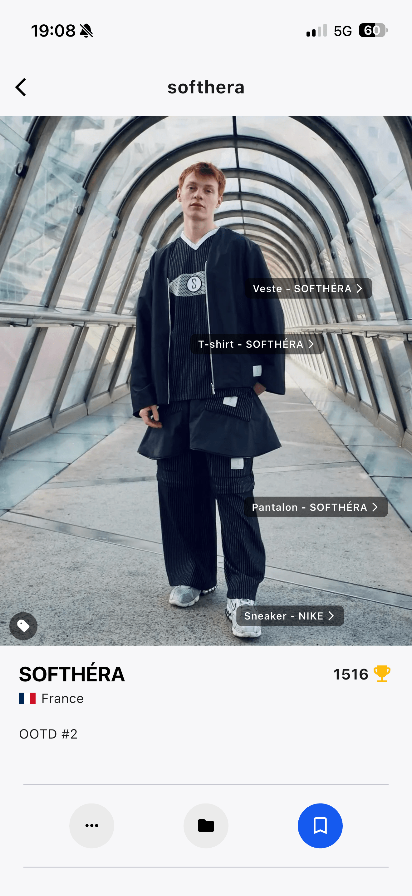 Outfit met getagde items op Vootday